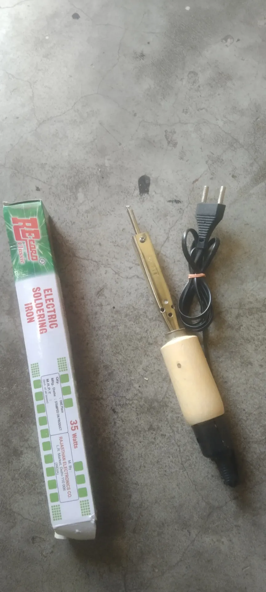Electric soldering iron